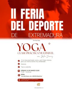 yoga en feria del deporte